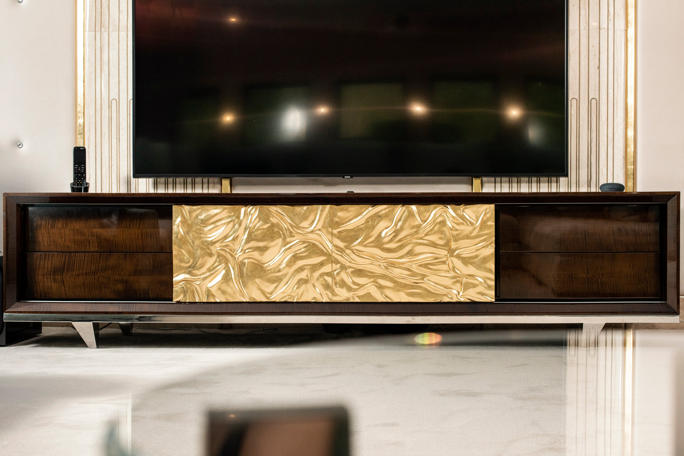 Kres TV Cabinet Gold Leaf, Cocolea, , ,
