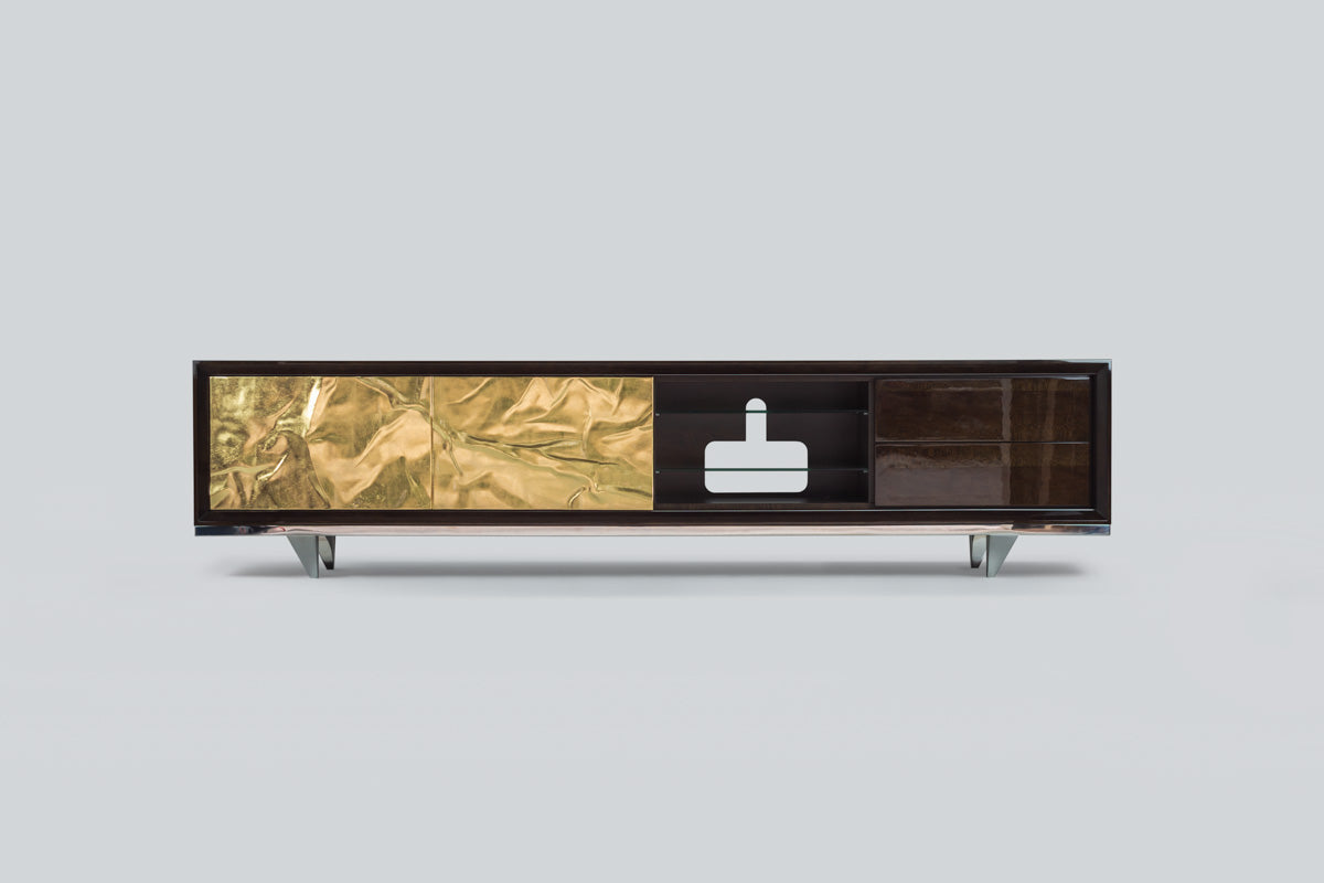 Kres TV Cabinet Gold Leaf, Cocolea, , ,