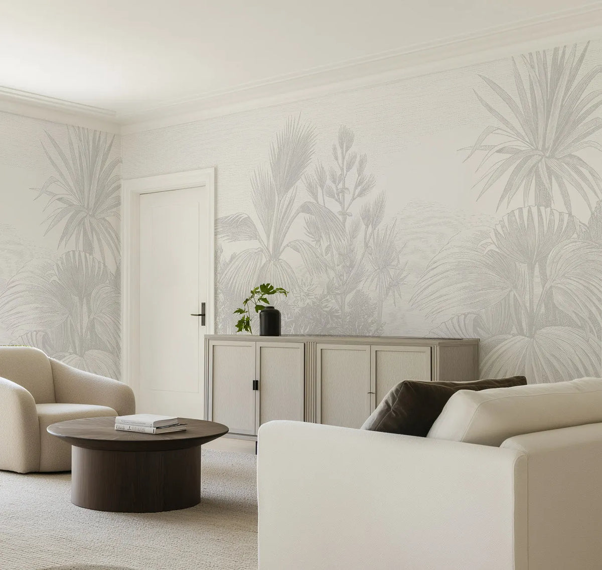 Vintage Tropics Wallpaper Mural by Olive et Oriel