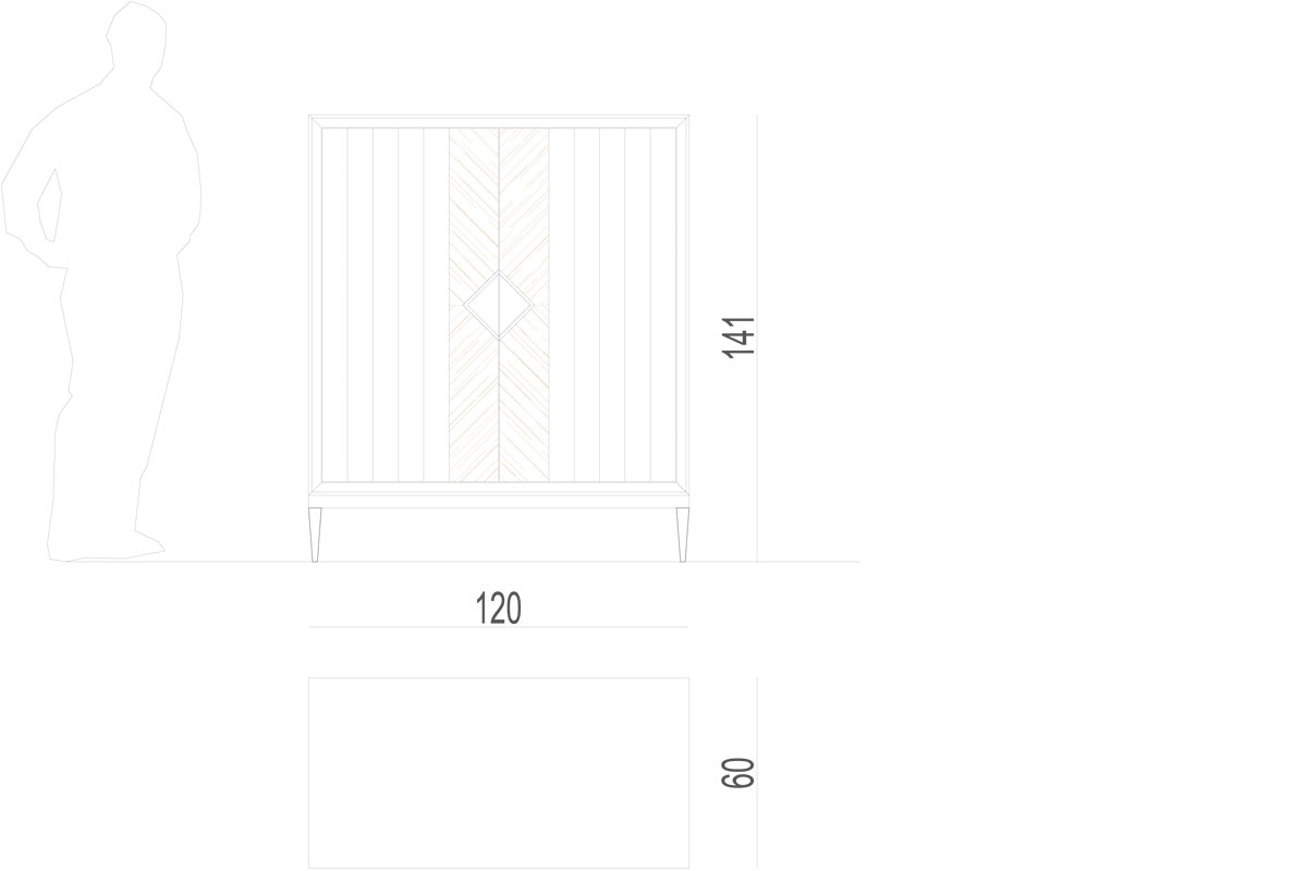 Wine Cabinet Onyx, Cocolea, , ,