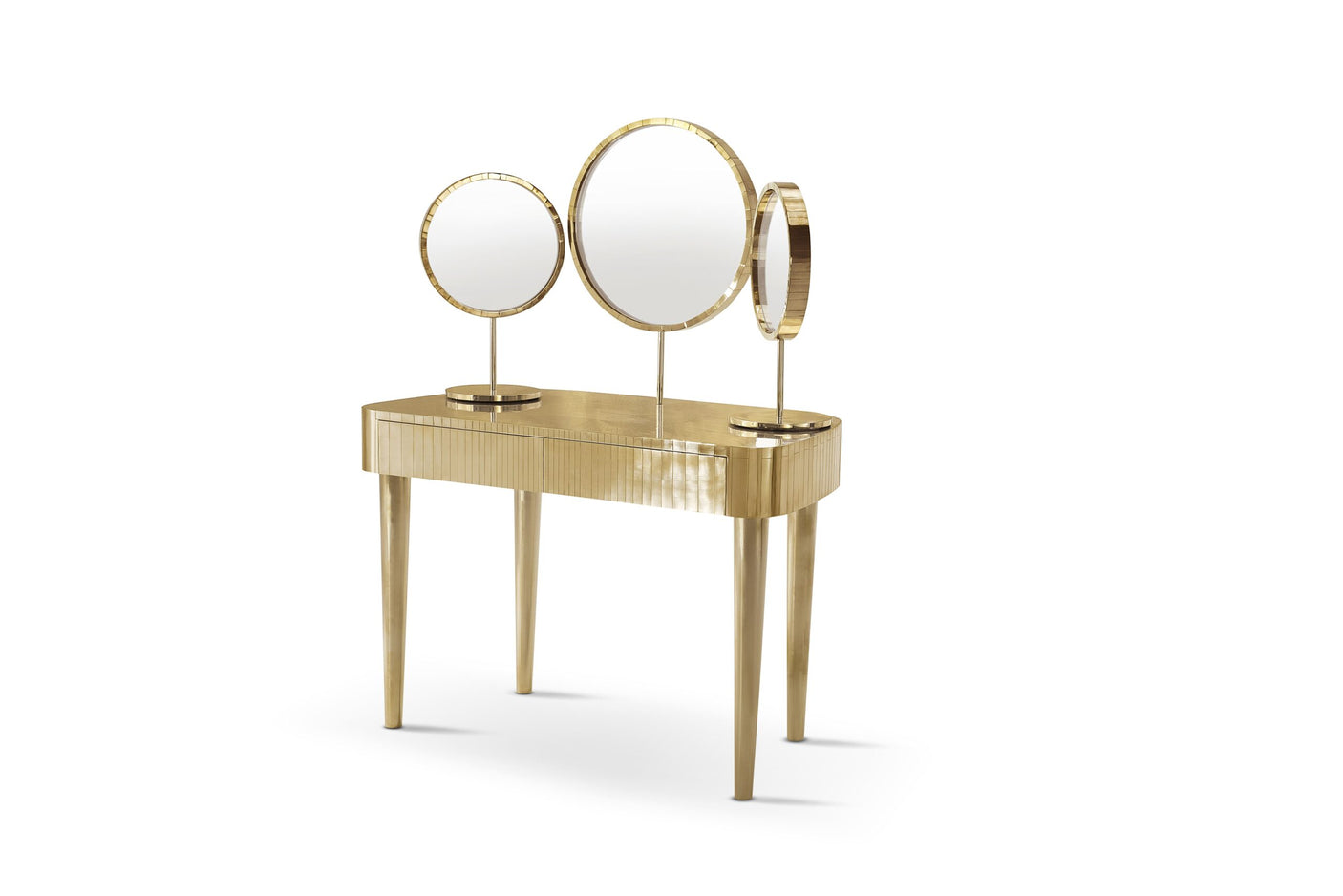 Woman in Paris Oro Mirror Table, Cocolea, , ,