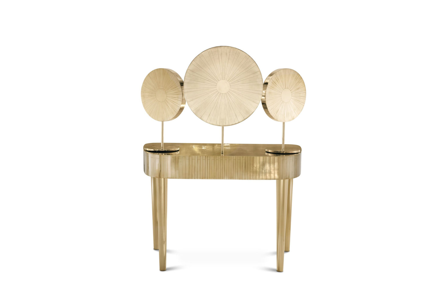 Woman in Paris Oro Mirror Table, Cocolea, , ,