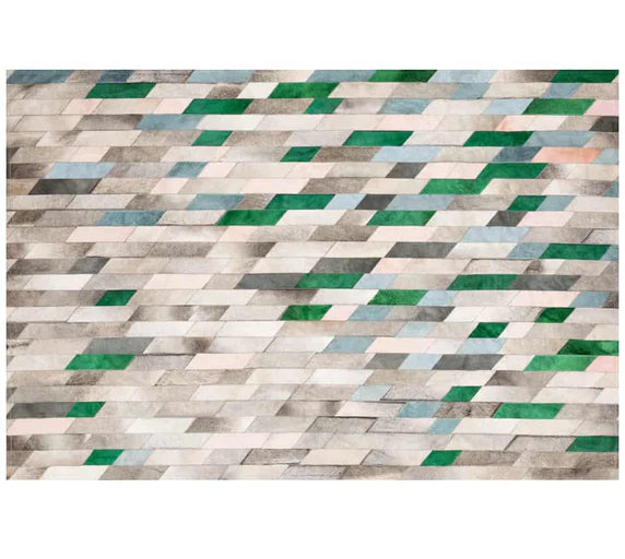 Astila Rug Rectangle - Teal & Emerald, Cocolea, , ,