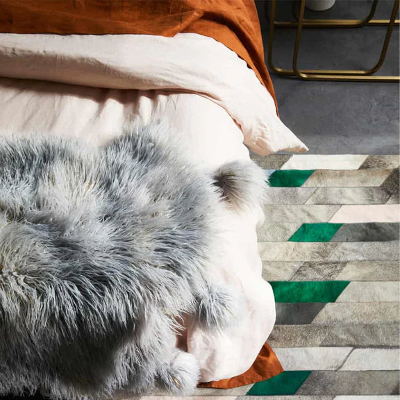 Astila Rug Rectangle - Teal & Emerald, Cocolea, , ,