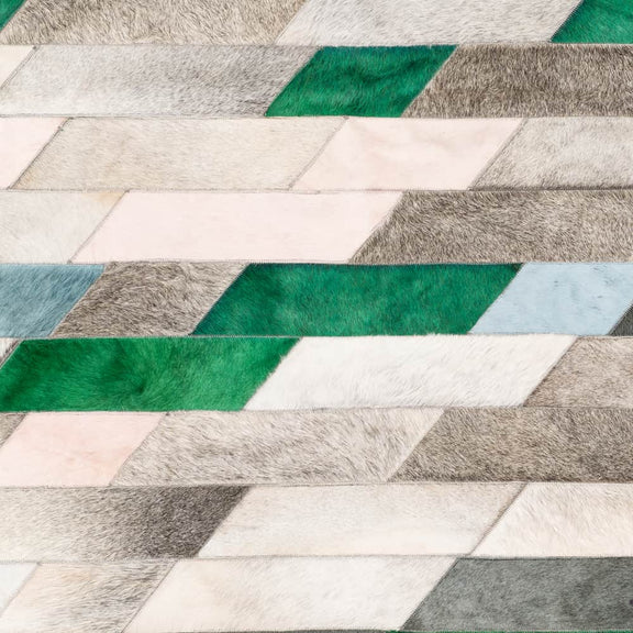 Astila Rug Rectangle - Teal & Emerald, Cocolea, , ,