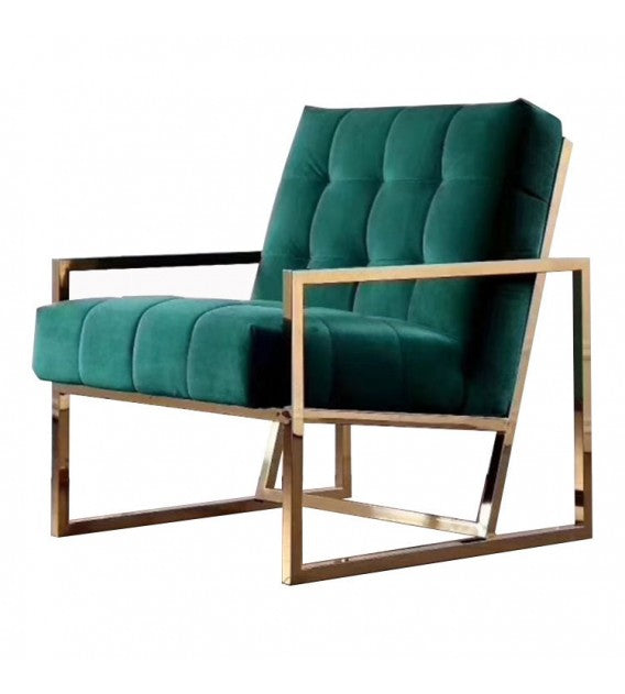 Cube Velvet Armchair - CUSTOMISE, Cocolea, , ,