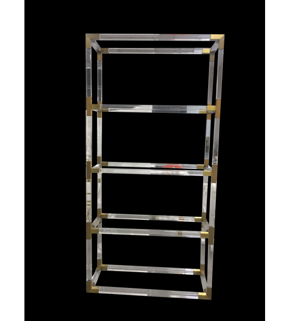 Ainsley Lucite Acrylic Open Bookcase - CUSTOMISE, Cocolea, , ,
