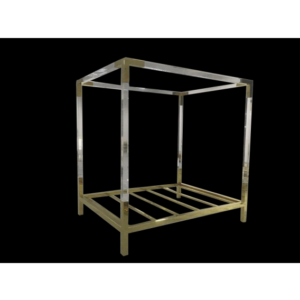 Empress Lucite Acrylic Queen Size 4 Post Bed - CUSTOMISE, Cocolea, , ,