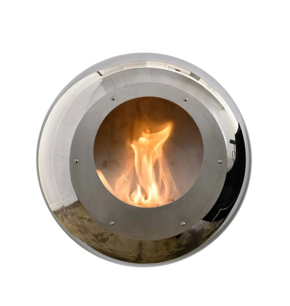 Cocoon Fires Vellum Wall-Mounted Stainless Steel - Ethanol Fireplace, Cocolea, , ,