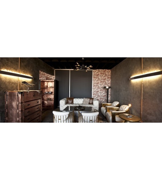 Piper Aztec Copper and Black Leather Bookshelf, Cocolea, , ,