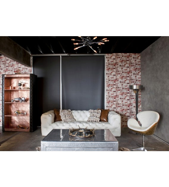 Round Stag Horn Mirror, Cocolea, , ,