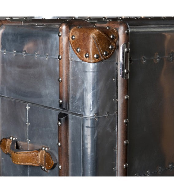 Turbojet Aluminium and Wood Desk, Cocolea, , ,