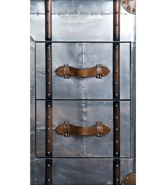 Turbojet Aluminium and Wood Desk, Cocolea, , ,