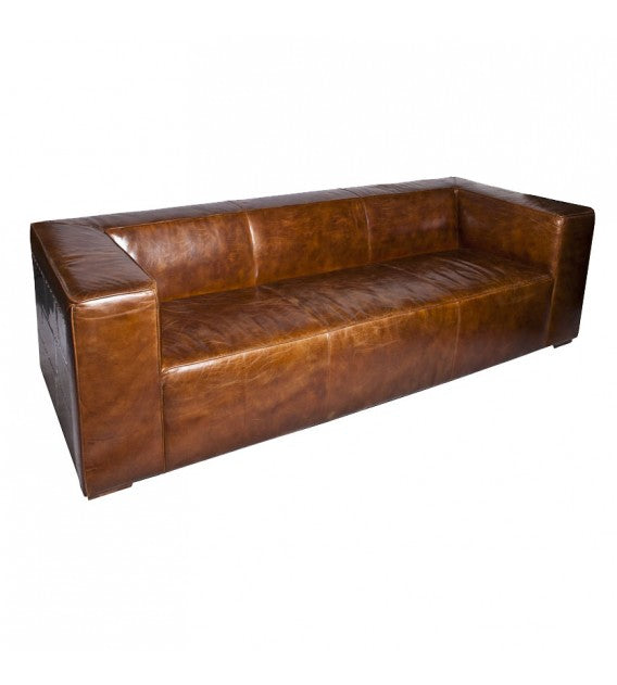 Voyager Aluminium and Brown Leather Lounge, Cocolea, , ,