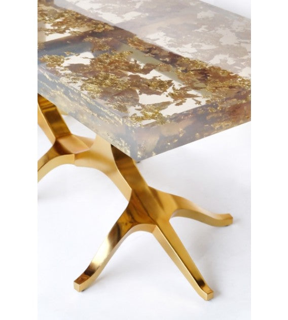 Billionaire Coffee Table 24ct Gold Leaf, Cocolea, , ,