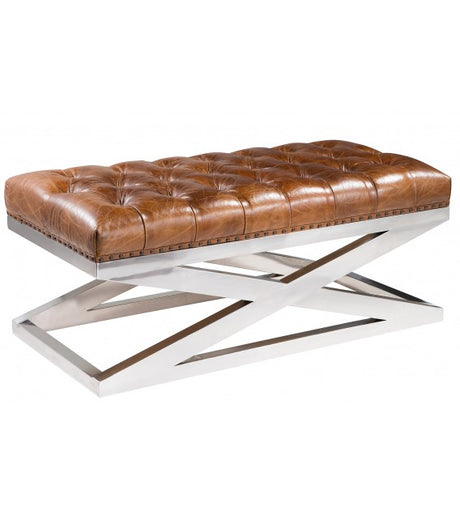 Regal Cross Base Ottoman – Customisable, Cocolea, , ,