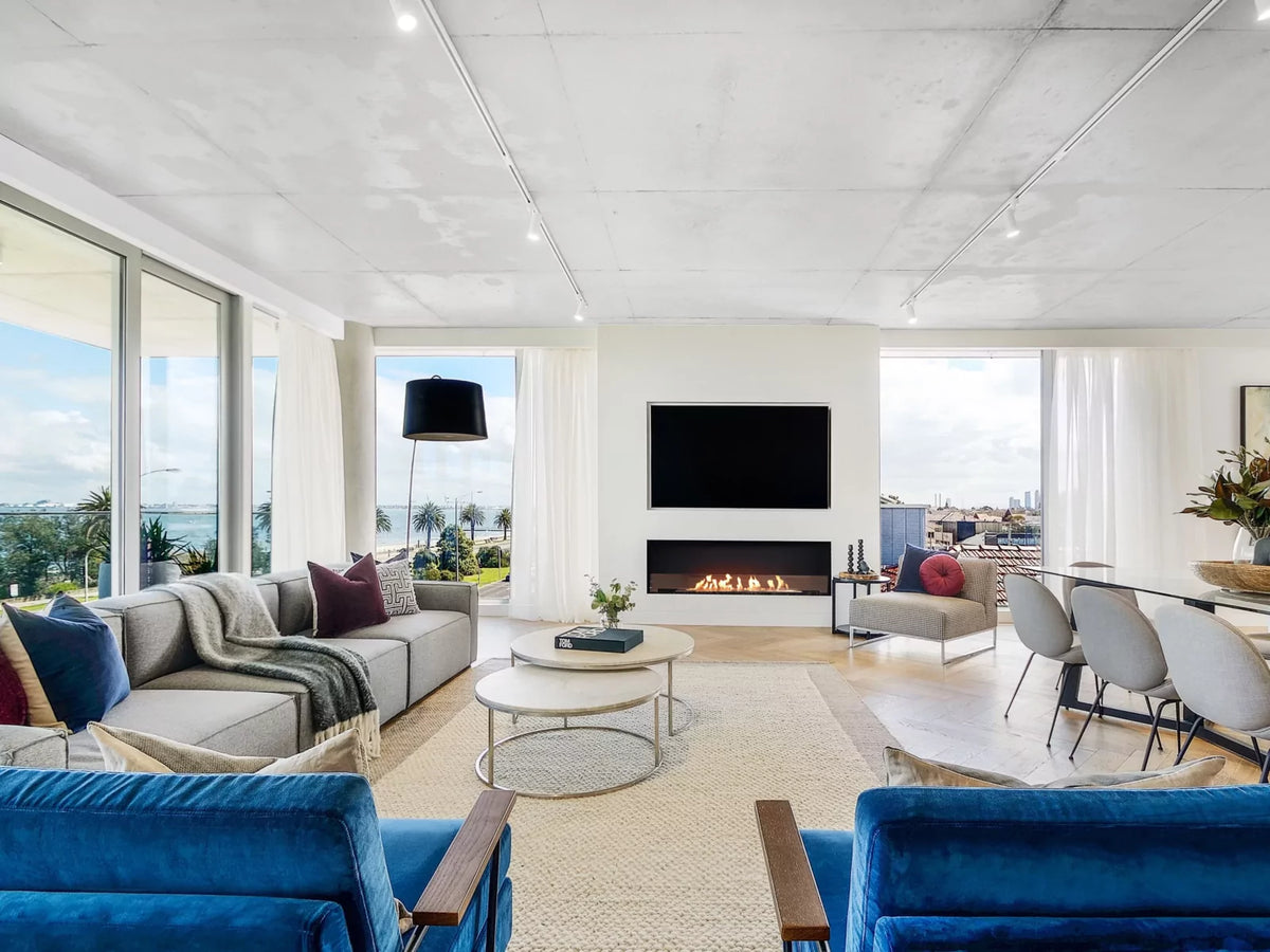 EcoSmart Fire Flex 68SS Fireplace Insert – lifestyle