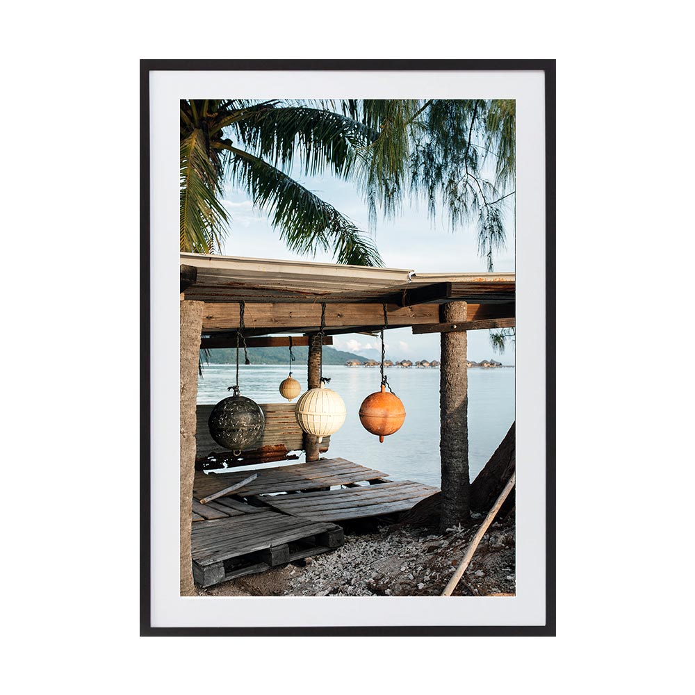 Fishing Floats by Brooke Darling | Framed Art Print, Fine Print Co, 500 x 760 mm, Photographic Paper, Black Frame