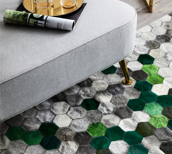 Angulo Rug - Green, Cocolea, , ,