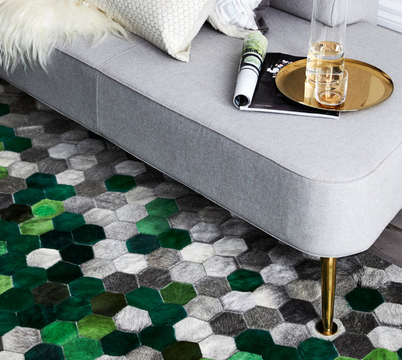 Angulo Rug - Green, Cocolea, , ,