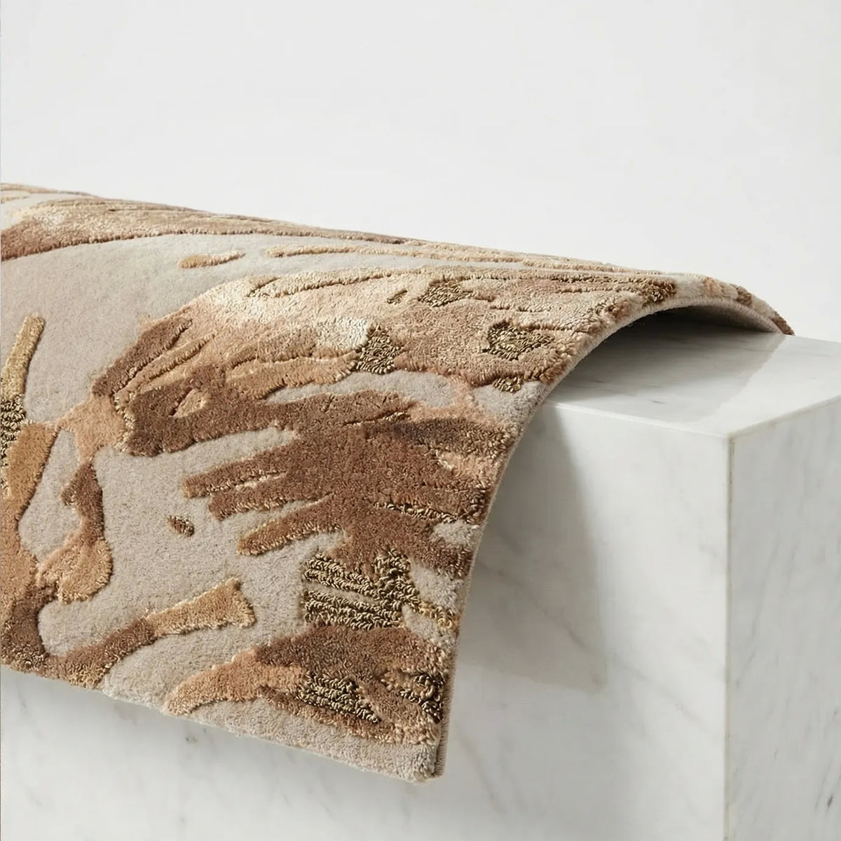 Hibiscus Bronze Rectangle Rug by KOKET – view 3