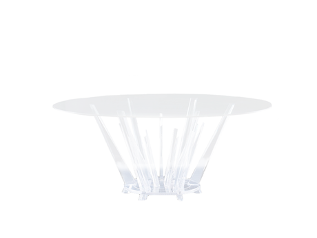 Kryptonite Round 4 dining chair Table Lucite Acrylic - CUSTOMISE, Cocolea, , ,
