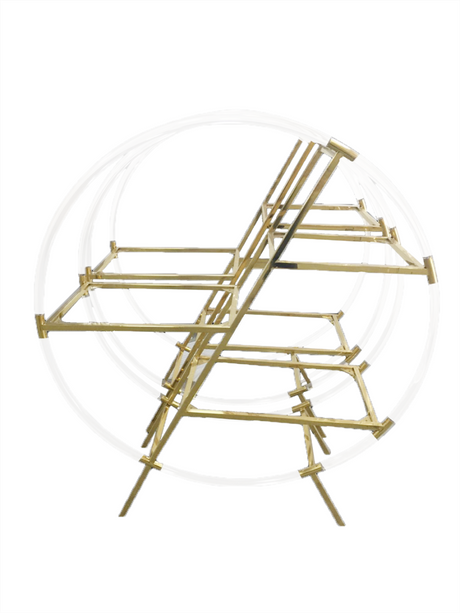 Oxford Round Lucite Acrylic Shelf or Bar Cabinet - CUSTOMISE, Cocolea, , ,