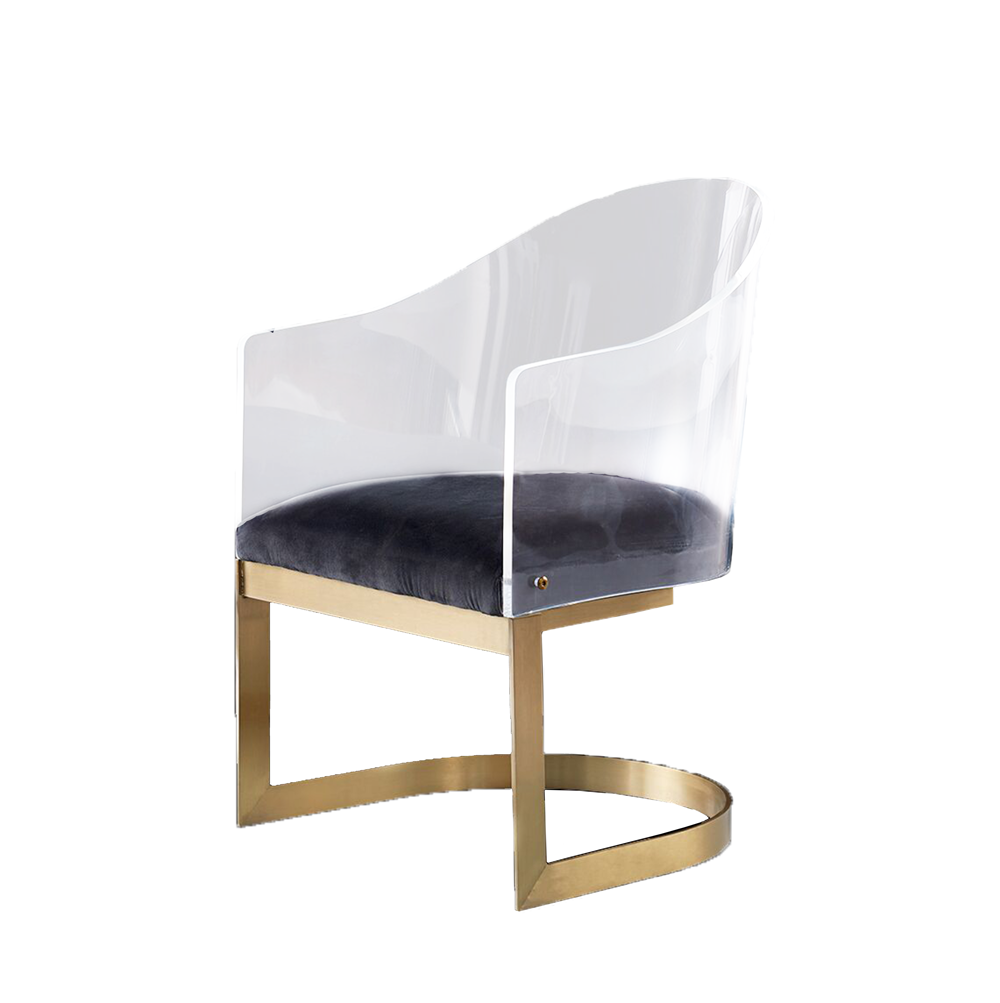 Monty Lucite Acrylic Floating Tub Chair - CUSTOMISE, Cocolea, , ,