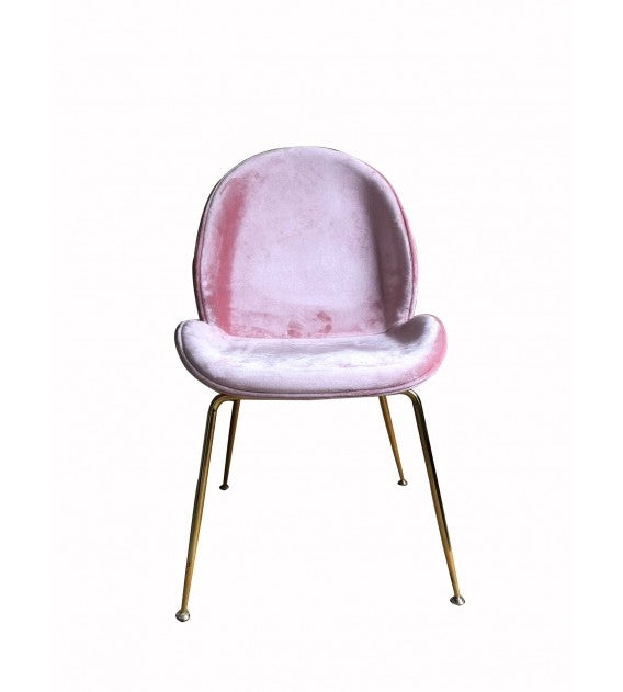 Plush Velvet Upholstered Beetle Chair, Cocolea, , ,