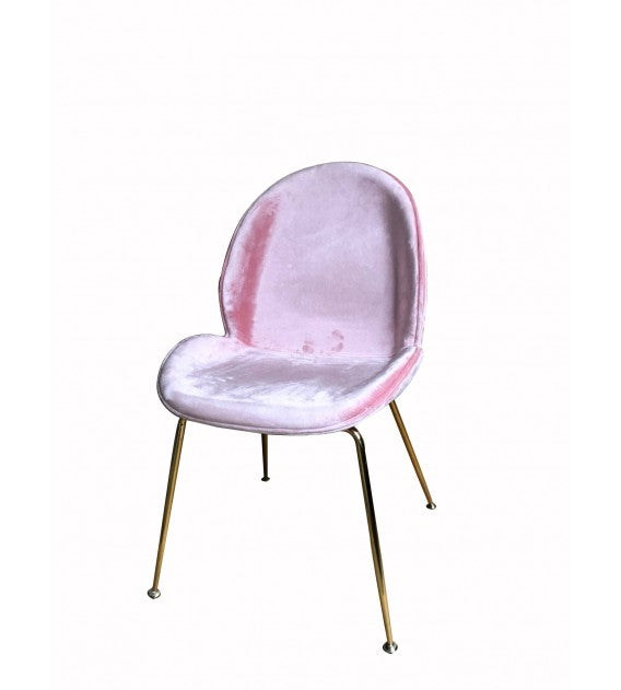 Plush Velvet Upholstered Beetle Chair, Cocolea, , ,