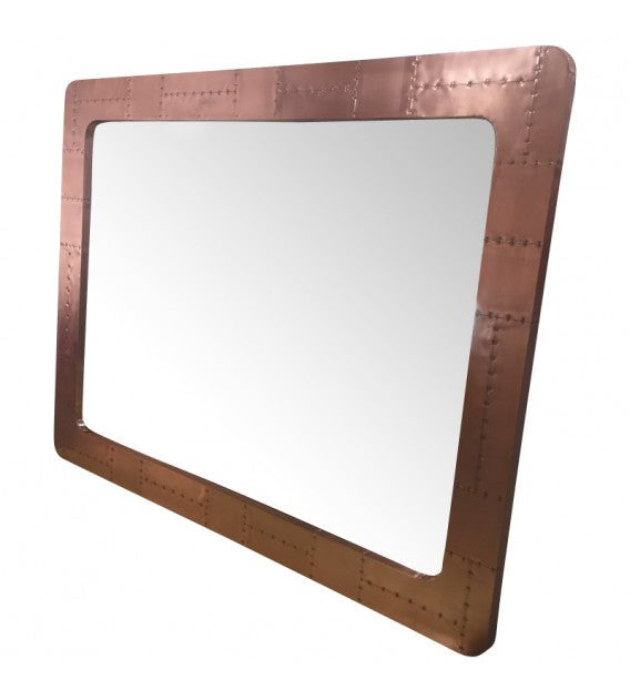 Large Rectangle Wall/Floor Aluminium Aviator Spitfire Mirror (*also available in copper and polished brass), Cocolea, , ,