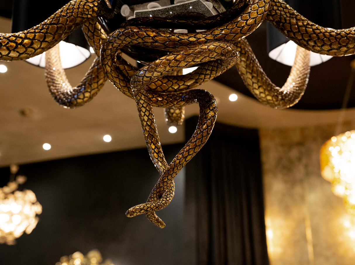 Serpentine Chandelier, Cocolea, , ,