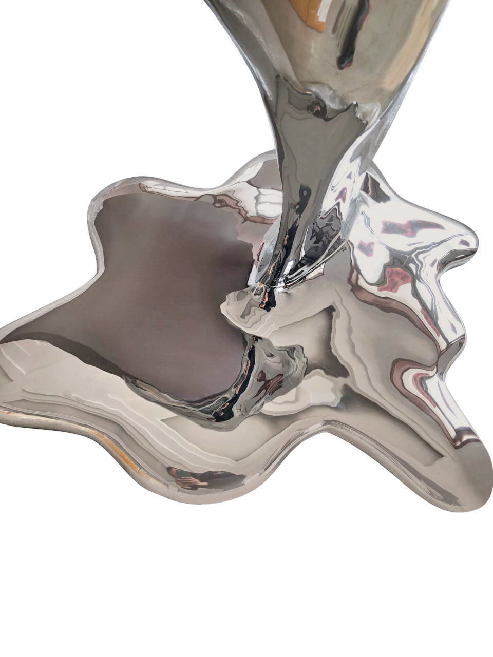 Liquid Series Matt Copper & Chrome Coffee Table, Cocolea, , ,