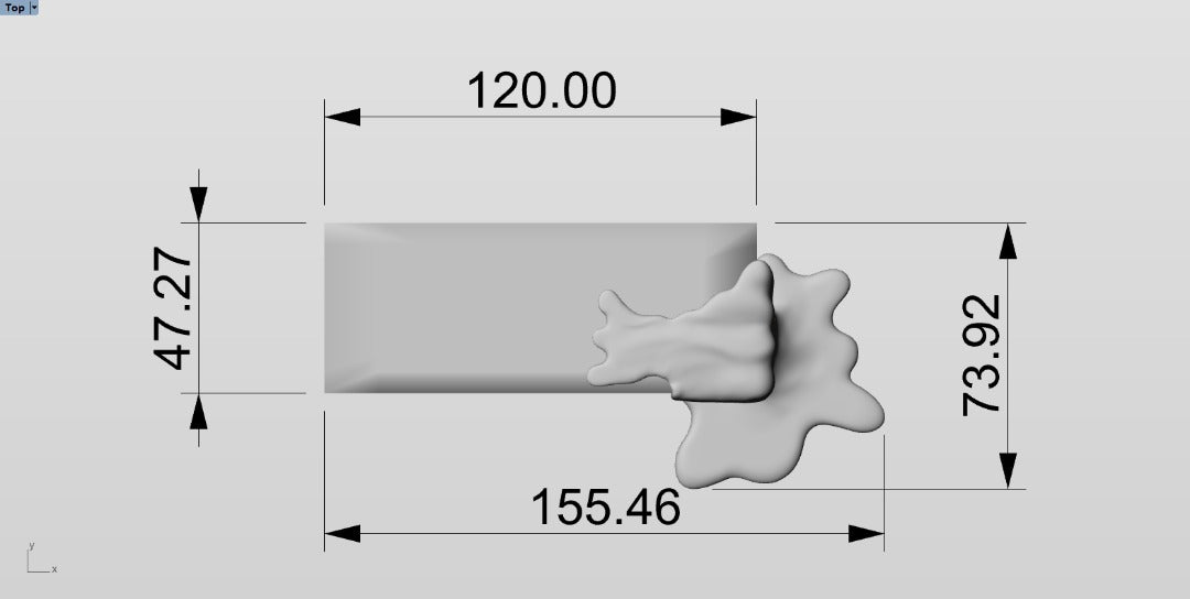 Liquid Series Matt Copper & Chrome Coffee Table, Cocolea, , ,