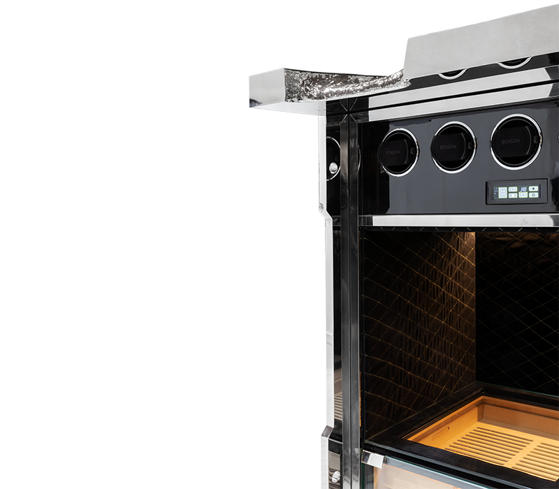 Millionaire Silver Cigar Luxury Safe by Boca do Lobo – view 9