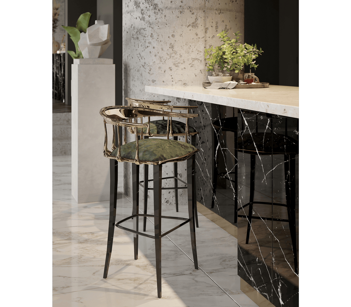 Nº11 Bar Stool by Boca do Lobo – view 7