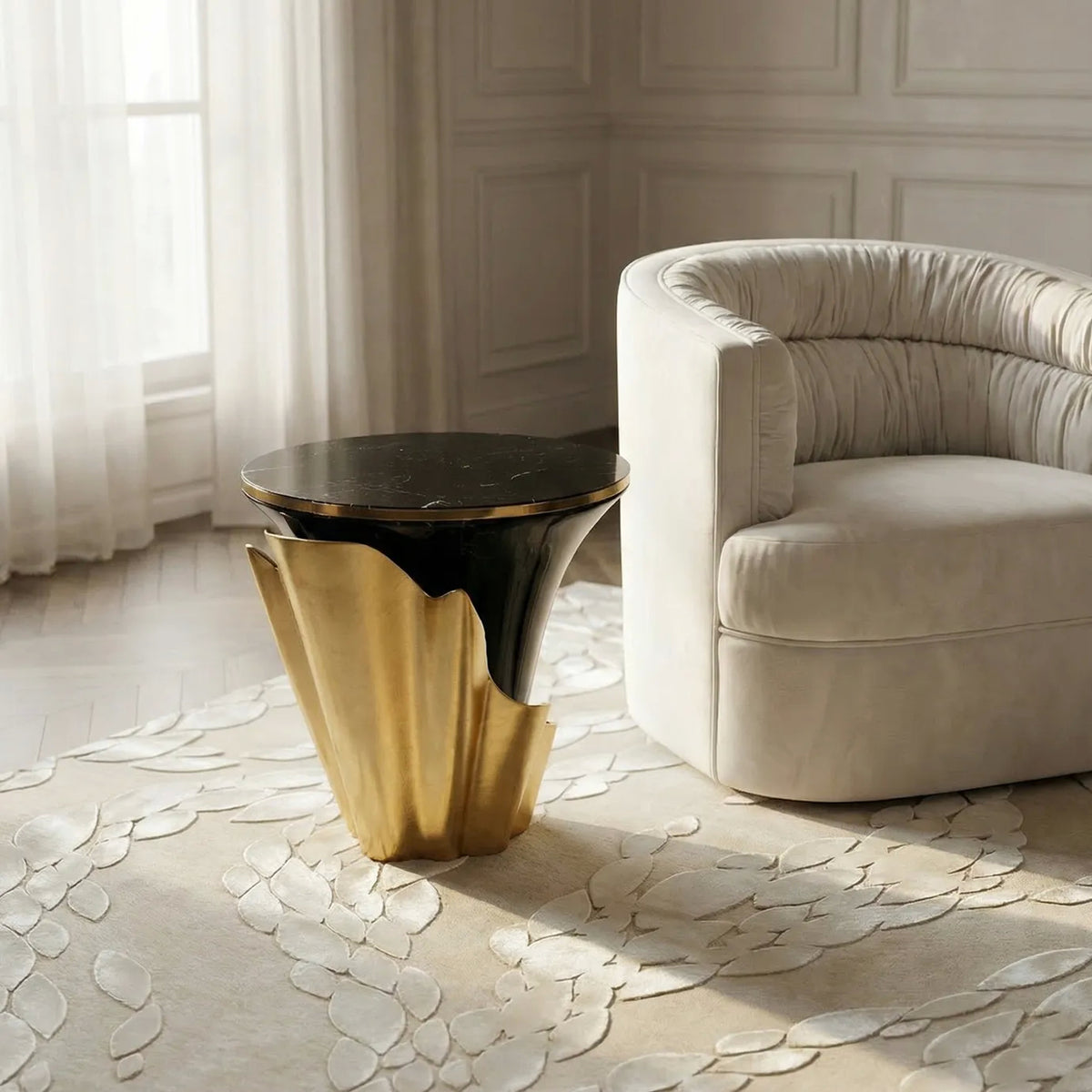 Ophidia Beige Rug by KOKET – view 3