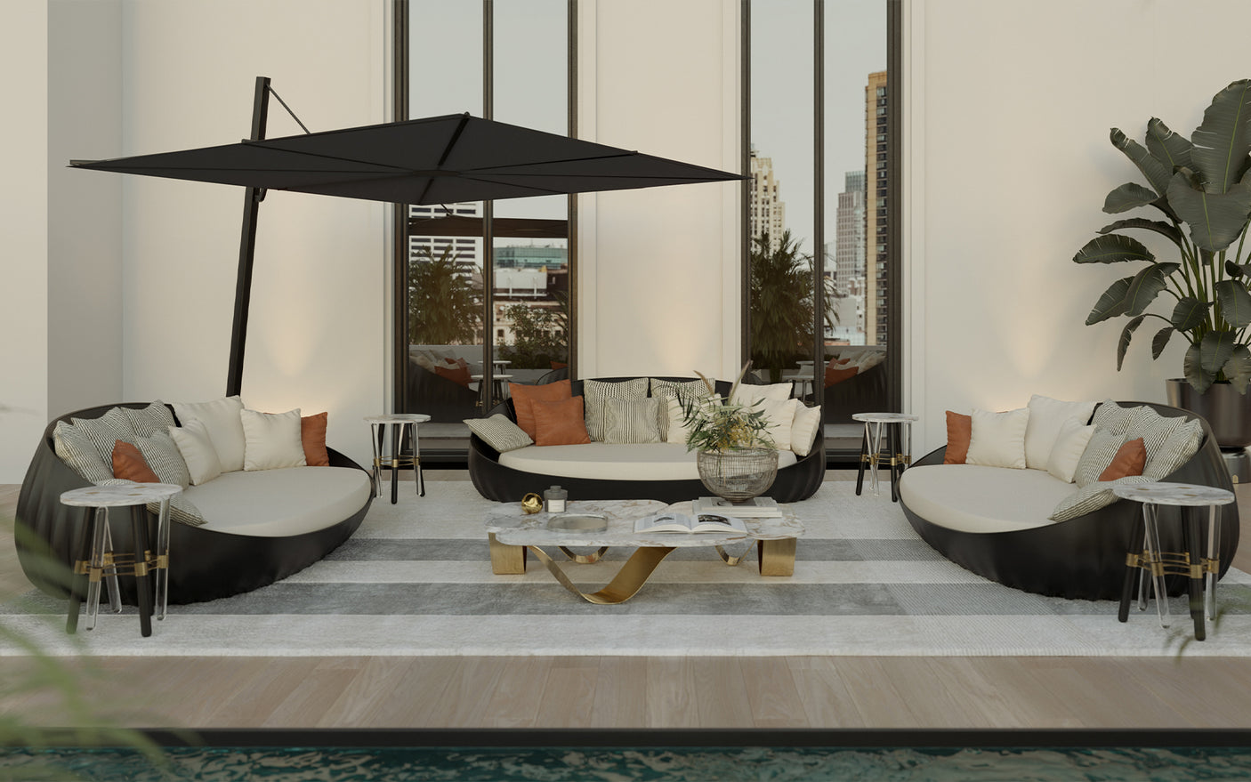 La Casa 3 seat lounge, Cocolea, , ,