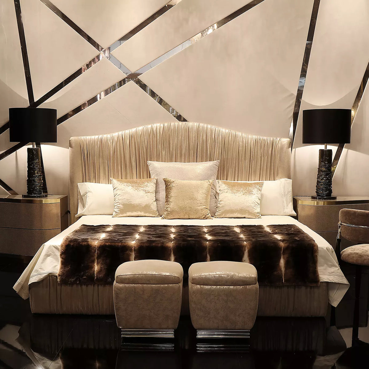 Plissé Bed by KOKET – view 5