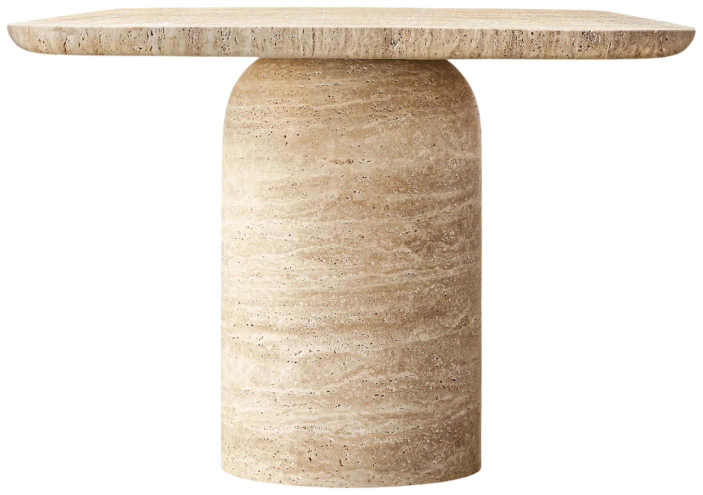 Cascadia Travertine Curved Rectangle Dining Table, Cocolea, , ,