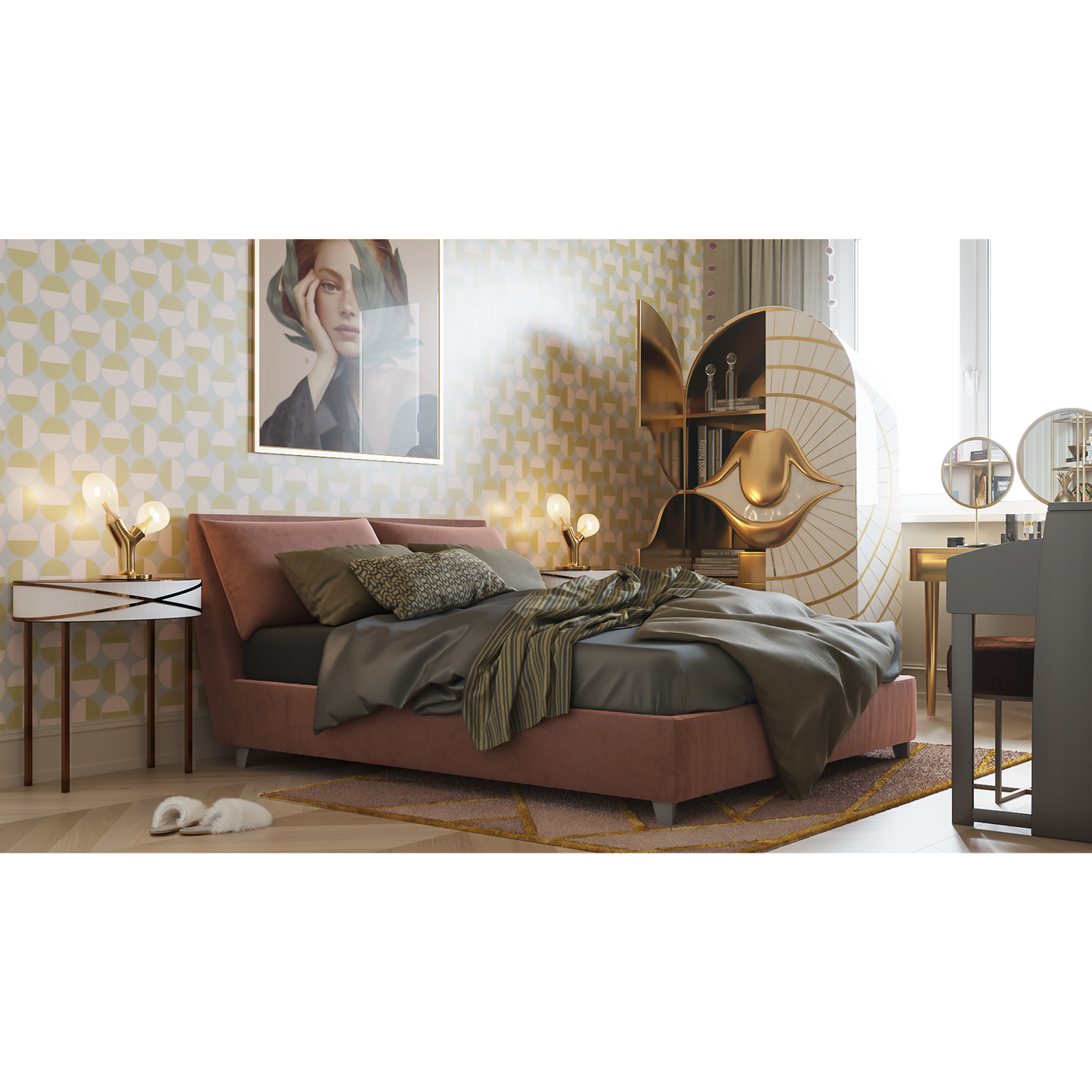 Stella Console Jade Small Oro, Cocolea, , ,