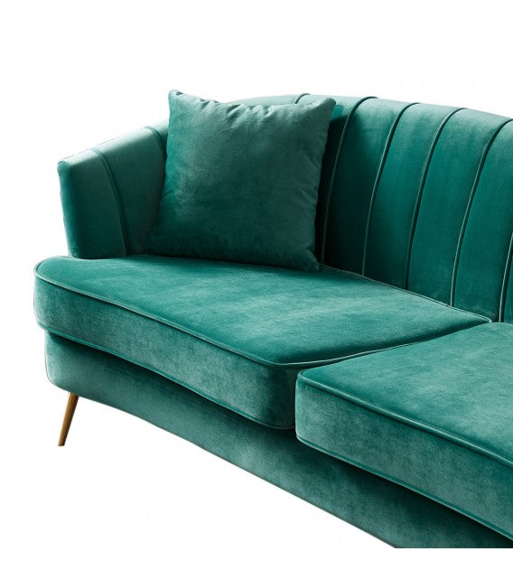 Roxy Curved Lounge – Custom Velvet Sofa | Custom, Cocolea, , ,