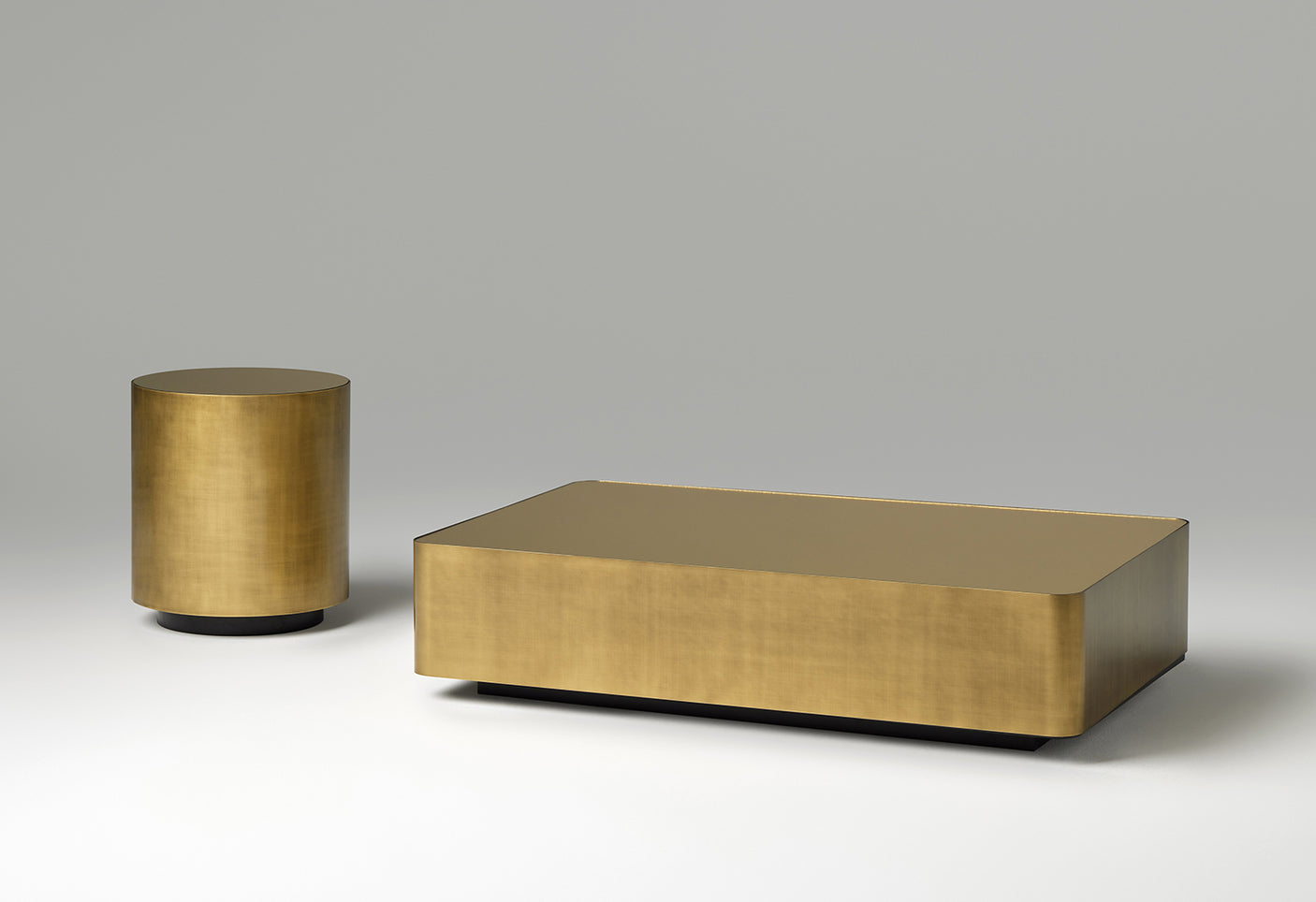 Seven Rectangular Coffee Table - Patina Brass, Cocolea, , ,