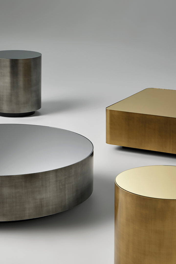 Seven Rectangular Coffee Table - Patina Brass, Cocolea, , ,