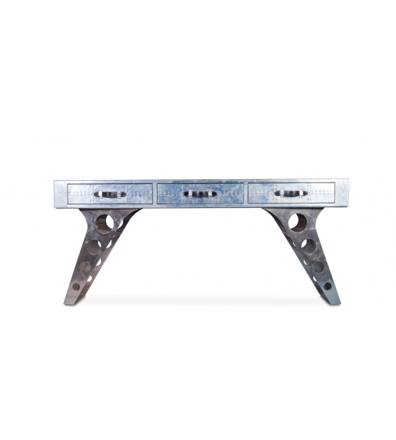 Silvare Aluminium Console with Drawers, Cocolea, , ,