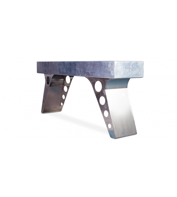 Silvare Aluminium Console with Drawers, Cocolea, , ,