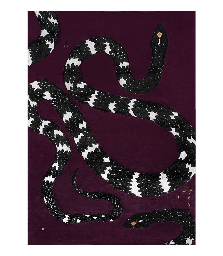 Snake 8 Rug, Cocolea, , ,