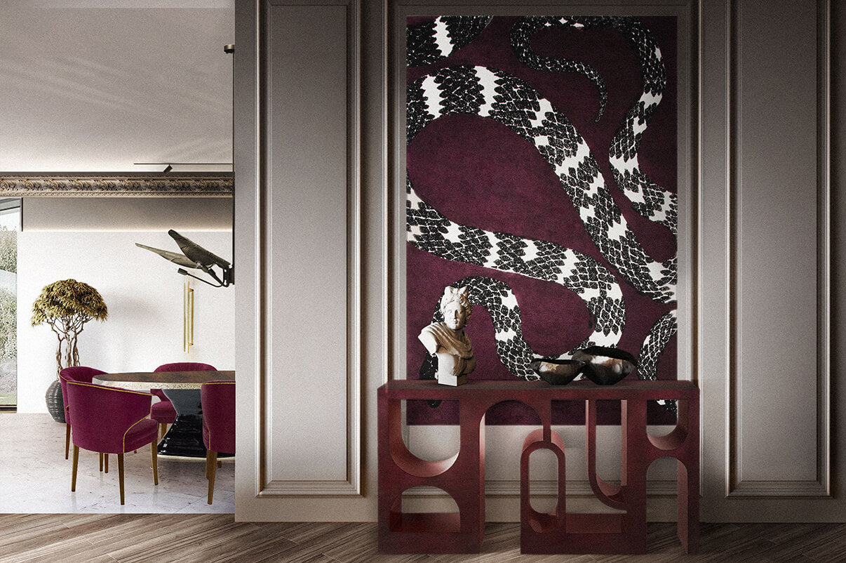 Snake 8 Rug, Cocolea, , ,