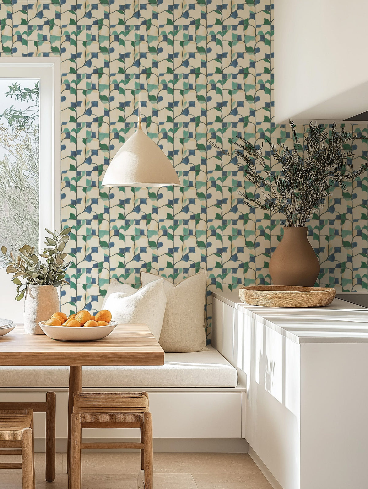 Al Fresco Wallpaper by Olive et Oriel