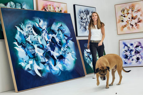 Catherine Hiller, Melbourne abstract expressionist artist